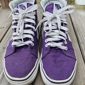 Vans Purple High-Top Sneakers